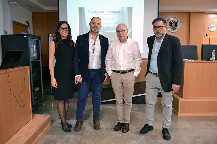 Una conferencia de Justo Navarro inaugura el máster propio en creación literaria de la UGR