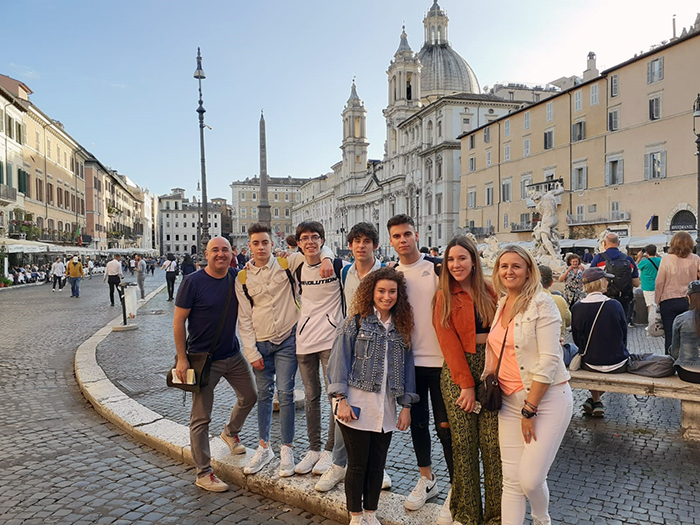 El Erasmus + del IES Pedro Jiménez Montoya lleva a un grupo de alumnos a tierras italianas