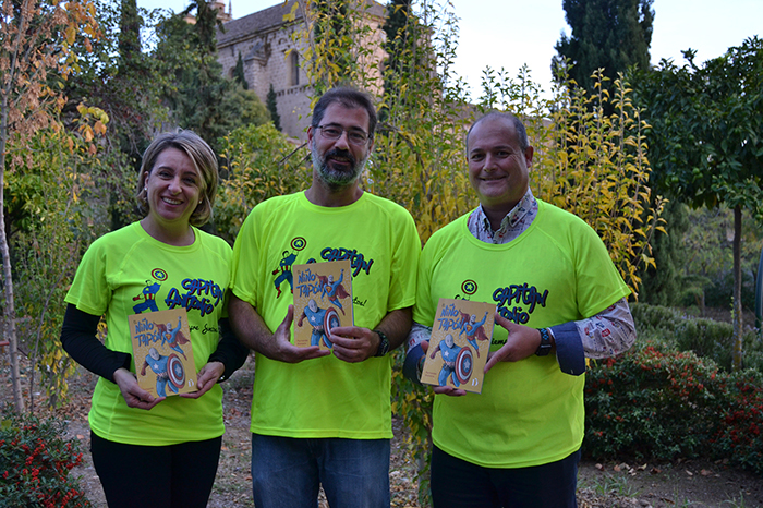 Fernando Romero presenta en el Colegio Ave María San Isidro su libro solidario, ‘El niño tapón’