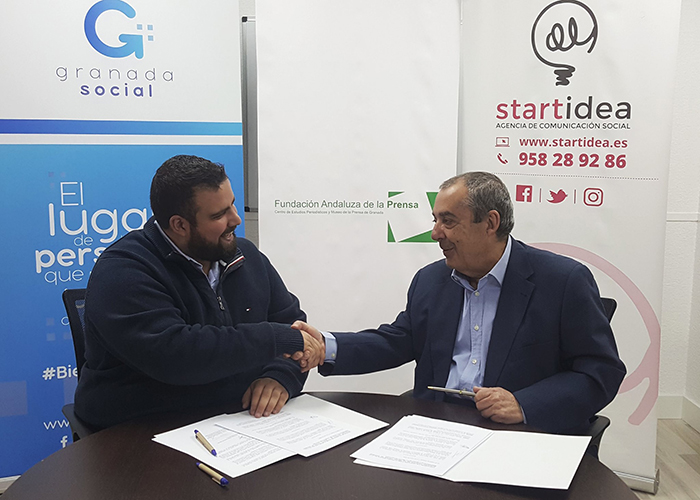 Startidea y la Fundación Andaluza de la Prensa firman un convenio de colaboración