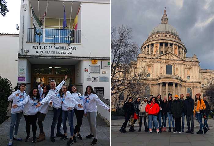 El IES Nuestra Señora de la Cabeza de Andújar participa en un encuentro Erasmus+ en Londres