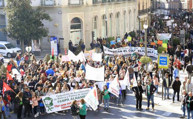 La CODAPA valora muy positivamente el amplio seguimiento de la huelga educativa