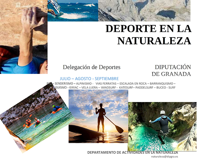 La Diputación de Granada colabora en 31 actividades en la Naturaleza organizadas por empresas de turismo activo