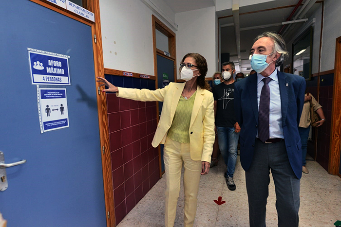 Los delegados de Educación y Salud supervisan los protocolos de prevención de la Covid 19 de cara al inicio del nuevo curso escolar