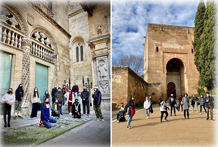 Estudiantes de Bachillerato de la EAG viven y sienten el patrimonio de la Granada histórica