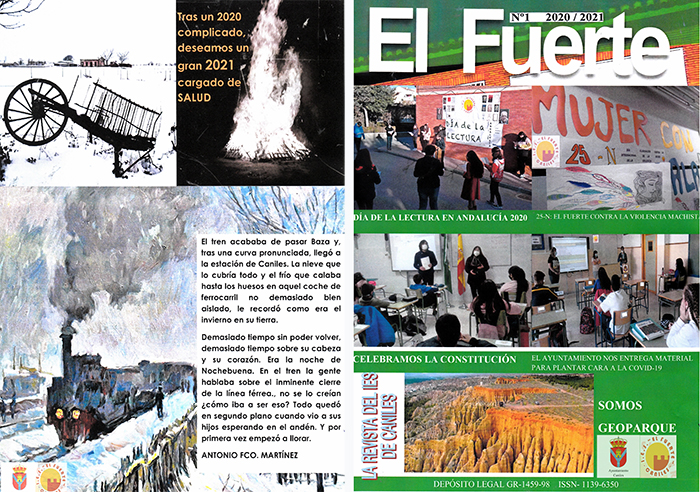 La revista escolar ‘El Fuerte’, de Caniles, despide el 2020 haciendo un llamamiento al optimismo y a la vida