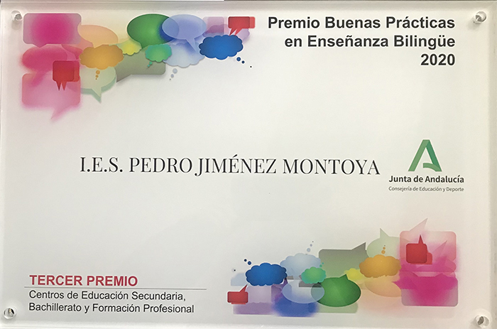 El IES Pedro Jiménez Montoya, reconocido con un Premio Buenas Prácticas en enseñanza bilingüe