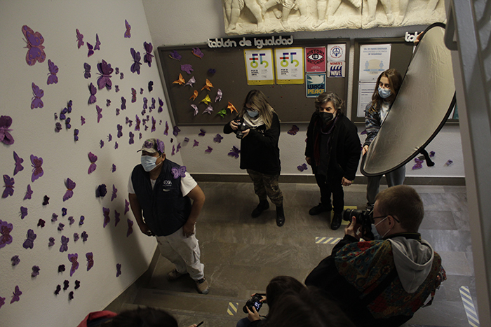 La Escuela de Arte de Granada se suma al proyecto ‘El latido de las mariposas’