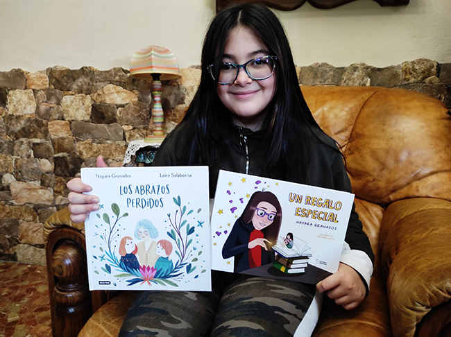 Nayara Granados, con tan solo 10 años, publica su segundo cuento, ‘Un regalo especial’