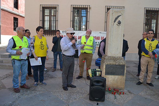 Periodistas granadinos recuerdan en el Día Mundial de la Libertad de Prensa a sus compañeros asesinados o desaparecidos