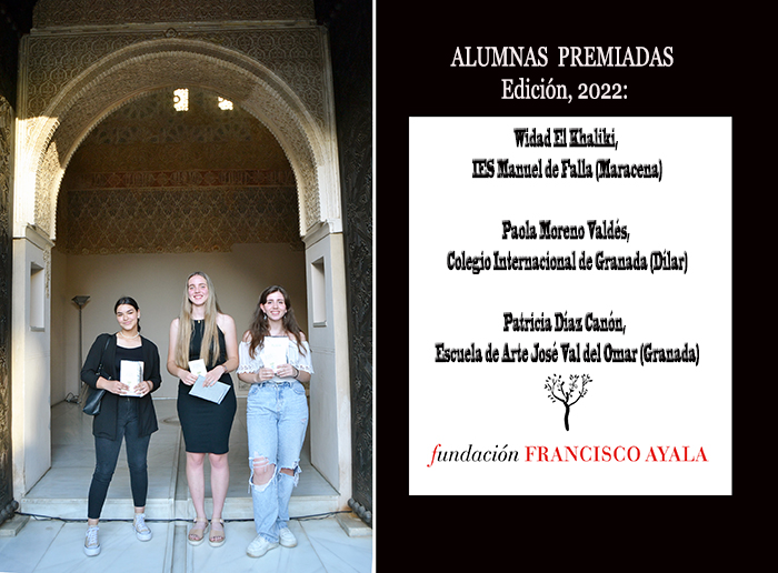 Tres alumnas ganan la  VIII edición del concurso ‘Recuerdos de Granada’, convocado por la Fundación Francisco Ayala