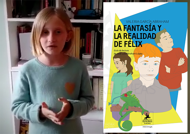 Valeria García, de 9 años, debuta como escritora con ‘La fantasía y la realidad de Félix’, un cuento contra el acoso escolar