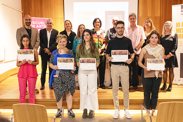 Entregados los Premios Mestre a la excelencia en las enseñanzas de artes plásticas y diseño