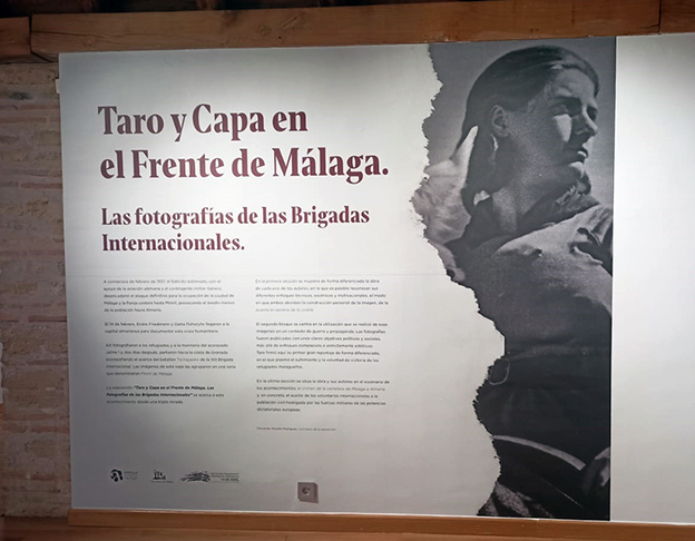 Leandro García Casanova: «Exposición de Robert Capa y Gerda Taro, en Armilla»