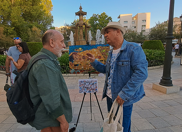 Miguel Mochón de la Torre mostrará 20 obras en distintos lugares de Granada para interactuar con los transeúntes