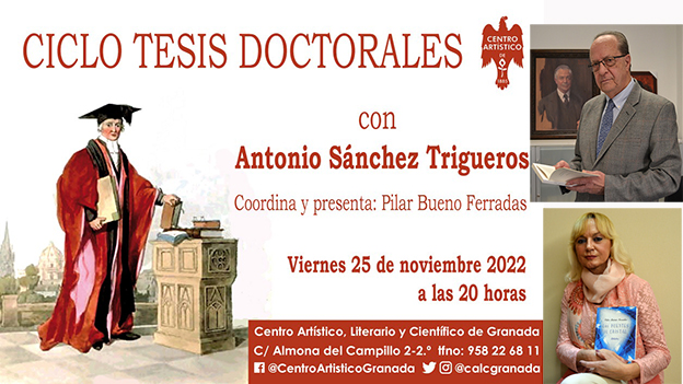 El viernes comienza en el Centro Artístico el ciclo ‘Tesis Doctorales’, coordinado y presentado por Pilar Bueno