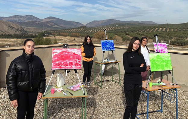 Celebrado el II Concurso de pintura rápida IES Cerro de los Infantes-Ayuntamiento de Pinos Puente