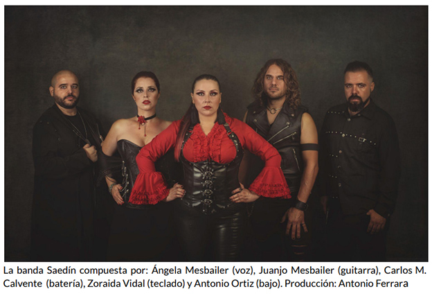 La banda de metal ‘Saedín’ ofrece un concierto benéfico a favor de la ONG Bonwe