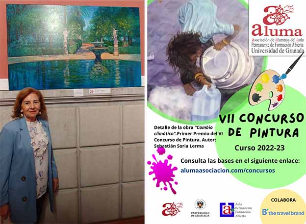 Isabel Sancho se alza con el primer premio del concurso de pintura convocado por ALUMA