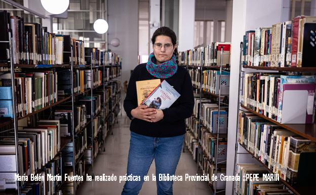 Belén M. Fuentes, diagnosticada con síndrome de Asperger, presenta en la Biblioteca de Andalucía la segunda edición de ‘Los cuentos de Belén’