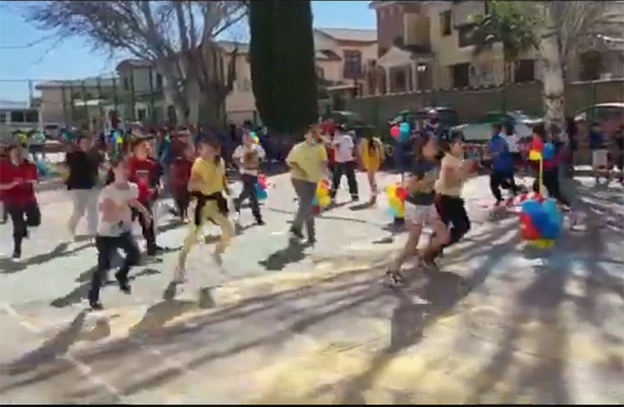 Escolares de Vegas del Genil participan en una carrera por el autismo