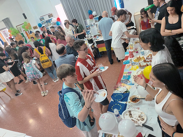 X Feria Europea de los sabores en el IES Severo Ochoa