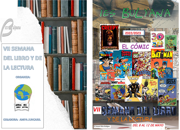 El IES Bulyana celebra su VII Semana del Libro y la Lectura del 8 al 12 de mayo