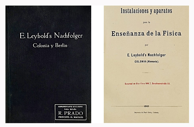 Elemento de la semana del Museo de Ciencias del IES Padre Suárez (169): Catálogo E. Leybold’s Nachfolger