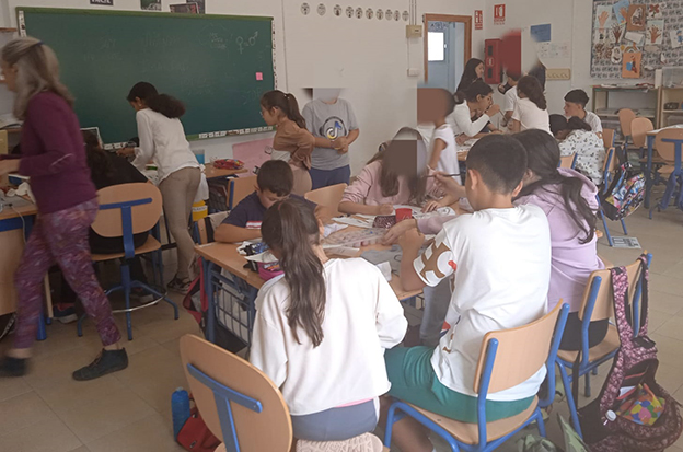 Escolares del CEIP Nuestra Señora del Rosario de Chimeneas participan en un proyecto educativo para combatir los ‘micromachismos’