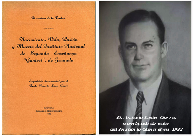 Francisco López Casimiro: «Proceloso establecimiento del Instituto ‘Ganivet’: Hace 90 años abría sus puertas»