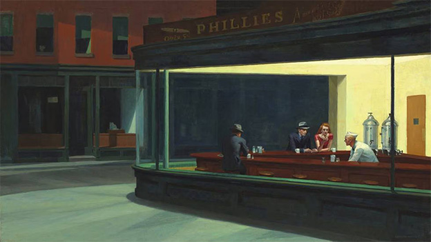 José A. Delgado: «Soledades: Edward Hopper»