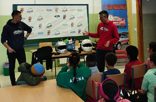 Un carnaval muy ‘rally’ en el CEIP La Inmaculada de Fornes