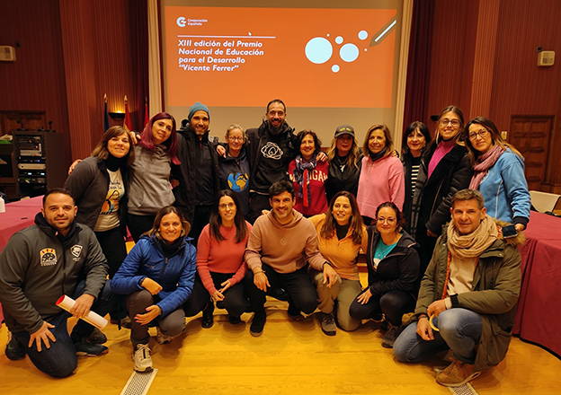 Foto de grupo en Valsaín (Segovia)