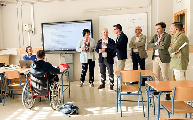 María José Martín inaugura una Unidad de Educación Especial en el IES El Temple