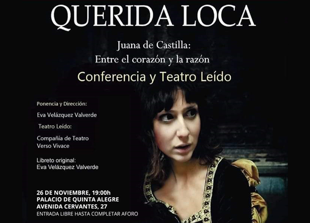 Conferencia y teatro leído de ‘Querida loca’ de Eva Velázquez