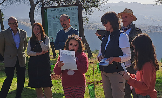 Los Bosques de la Poesía y de la biodiversidad llegan al recinto de la Alhambra