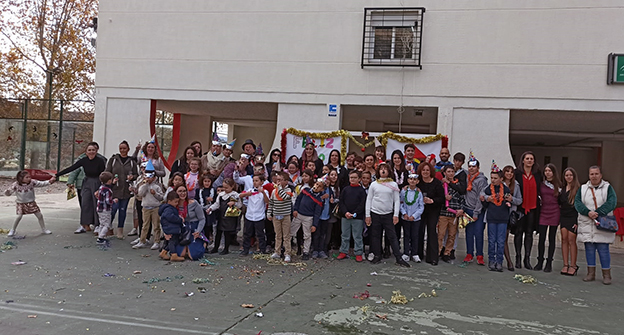 Un viaje mágico por la Navidad en el CEIP Federico García Lorca de Olivares