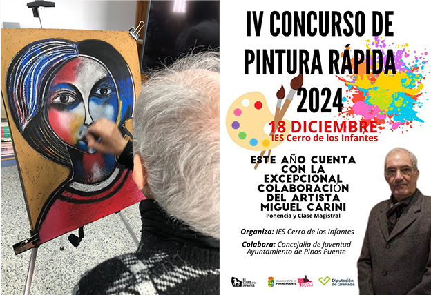 El IES Cerro de los Infantes celebra su IV Concurso de Pintura Rápida