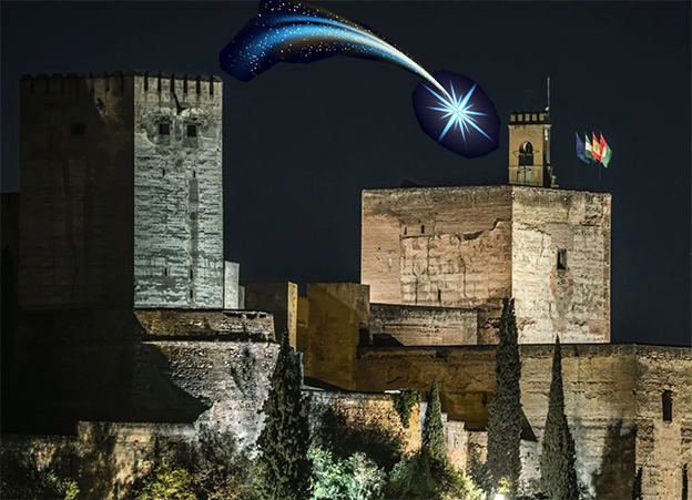 La Estrella de Oriente se paró sobre la Torre de la Vela.