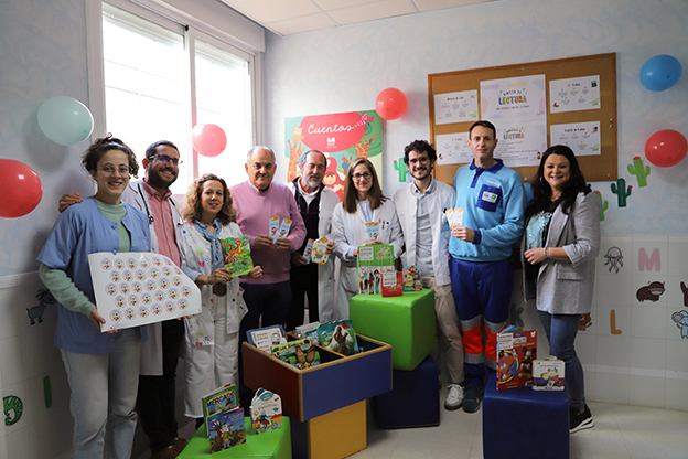 El centro de salud de Huétor Tájar estrena su primer rincón de lectura infantil