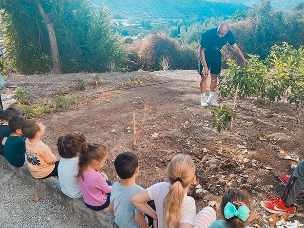 Octubre en el huerto escolar del CEIP FGL Olivares
