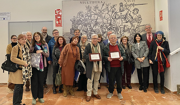 La Sociedad de Estudios Clásicos entrega sus distinciones honoríficas a los profesores Jesús Luque Moreno y Fco. Javier García González