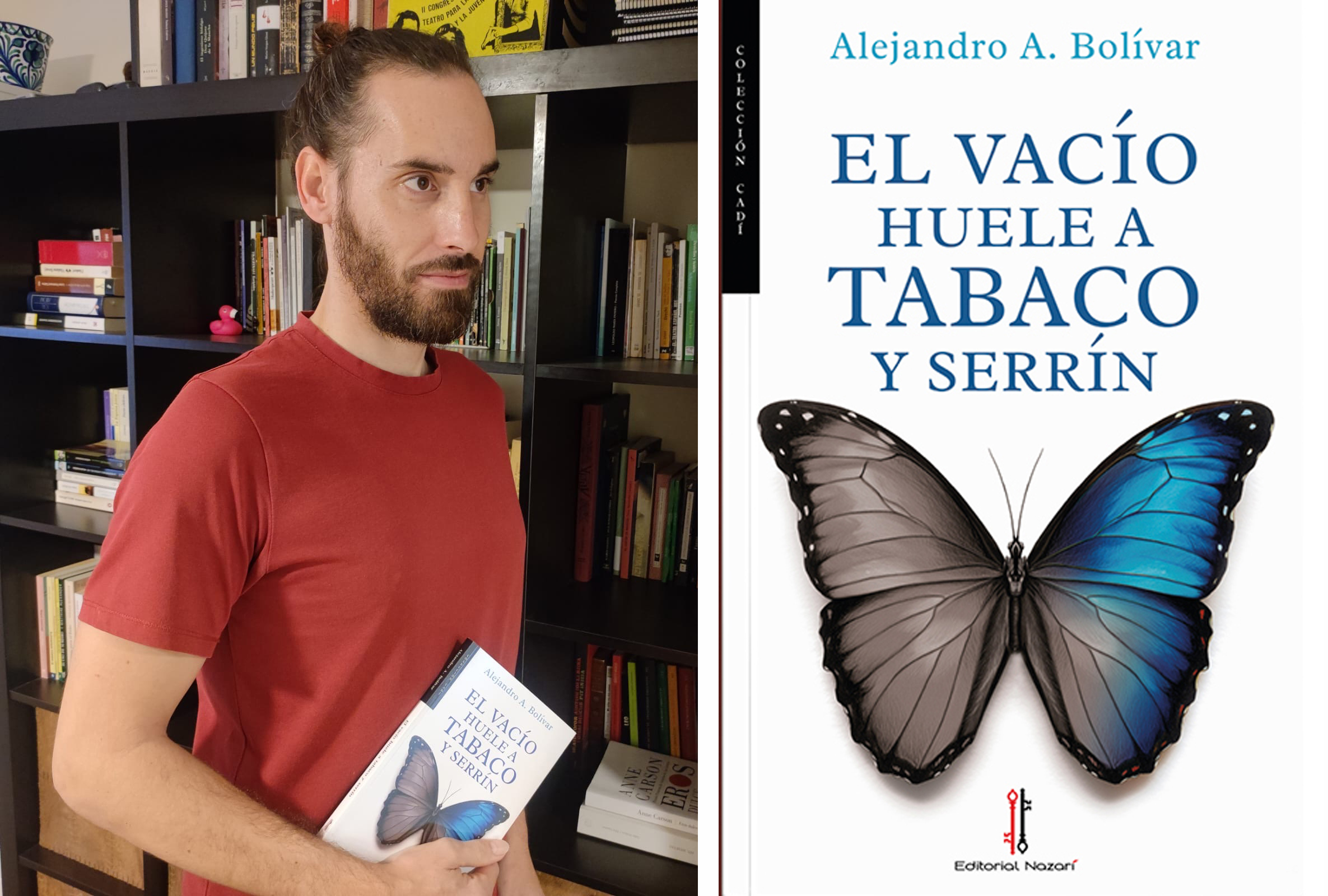 El viernes llega a las librerías la novela ‘El vacío huele a tabaco y serrín’ de Alejandro A. Bolívar
