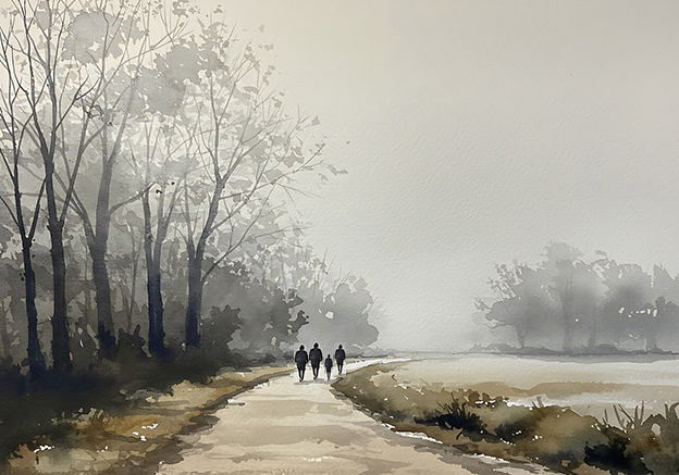 El relato del domingo, por Pedro Ruiz-Cabello (67): Acuarela de invierno