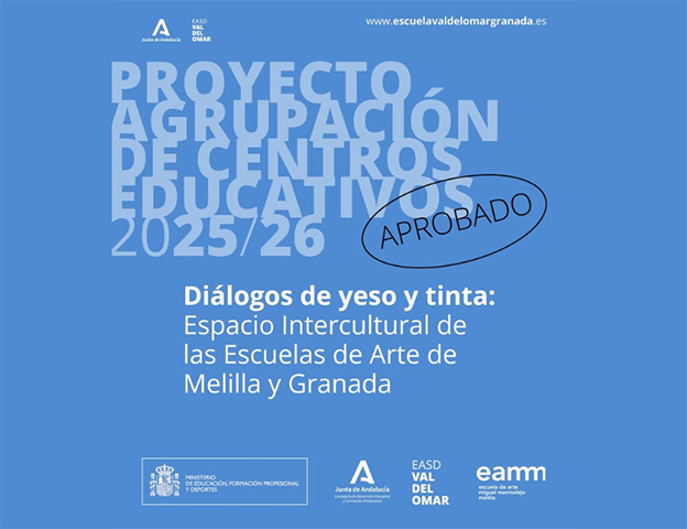 La EASD Val del Omar de Granada y la EA Miguel Marmolejo de Melilla compartirán el proyecto ‘Diálogos de yeso y tinta’