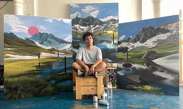 La Galería de Arte ‘La escondida’ acoge la exposición ‘Diálogos de Ángulo y Raíz’, de Daniel Vera