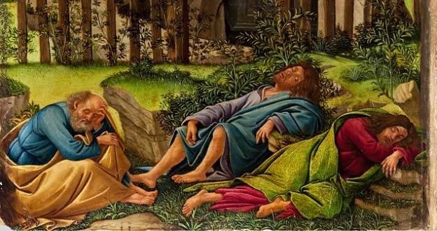 La Oración en el Huerto, de Botticelli, en la Capilla Real de Granada