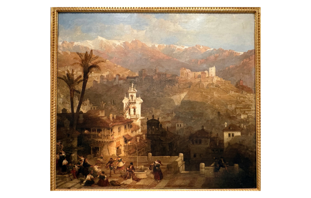 Fortaleza de la Alhambra en Granada, de David Roberts, en la Colección CajaGranada