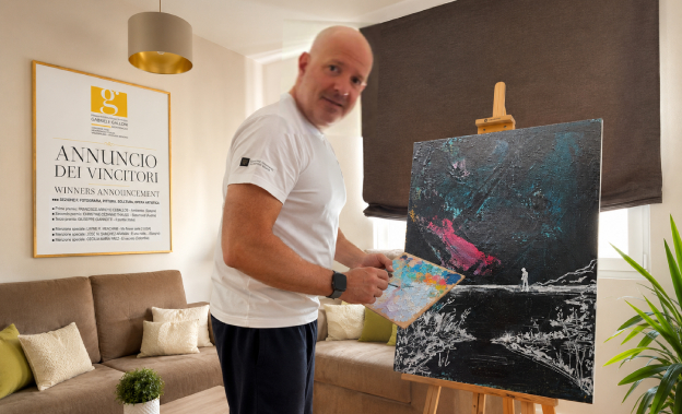 La pintura del granadino José María Sánchez Aranda conquista Italia con un galardón internacional en el Premio Gabriele Galloni
