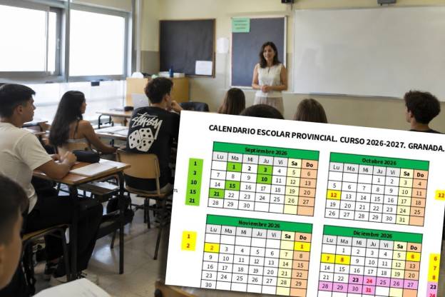 Todos los calendarios escolares de Andalucía y de la UGR para el curso 2026/2027